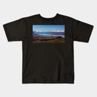 Lake Tekapo from Mt John Kids T-Shirt